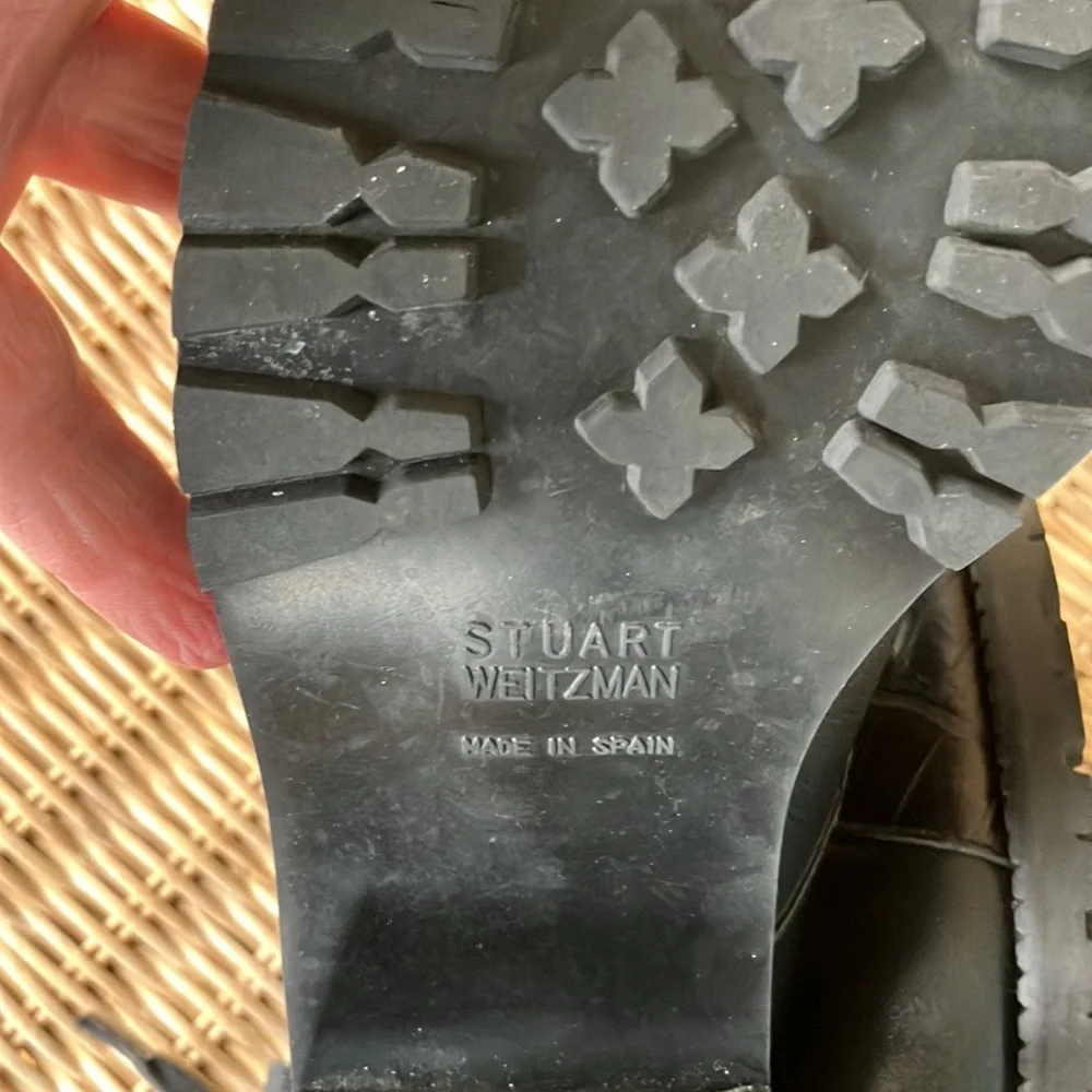 Stuart Weitzman Fur lined Ankle Boots - 8.5